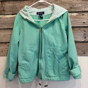 Denim and Co. green jacket size small